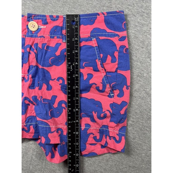 Lilly Pulitzer rare print Pink Tusk in Sun Elephant‎  Shorts Size 0 callahan - Picture 5 of 9